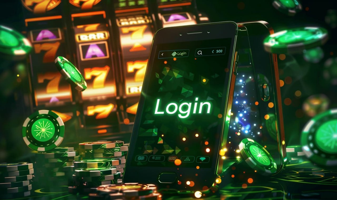 Dealer live casino profesional sedang bertugas